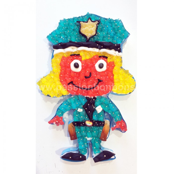 Policière en bonbons