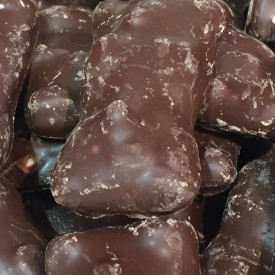 Bonbon ourson guimauve chocolat noir