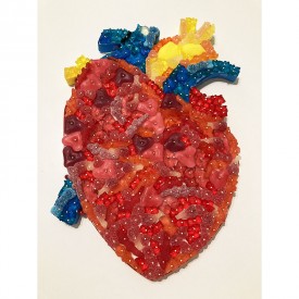 L'organe "coeur" en bonbons