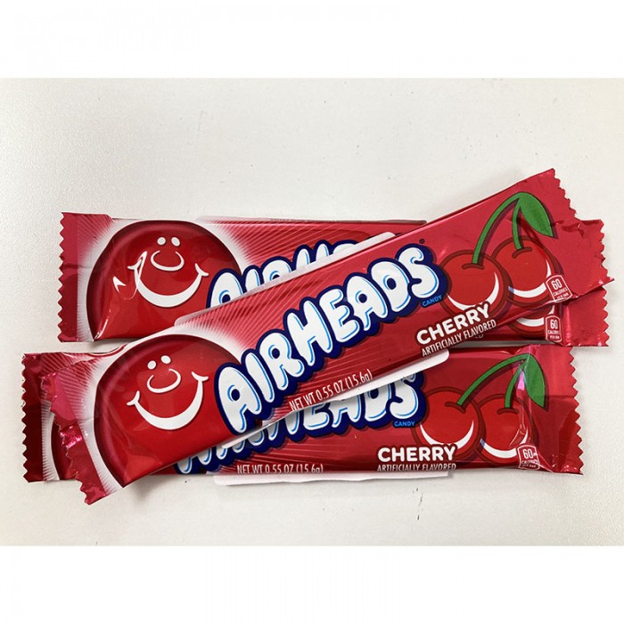 Bonbons moelleux aux fruits Air heads Cherry saveur cerise - Américains -  Glups - Air heads - Quimper